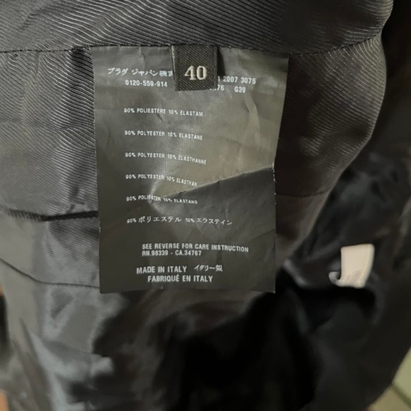 Prada Black Blazer - Picture 13 of 15